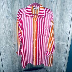 Beach Riot Alexa Sunset Stripe Shirt
